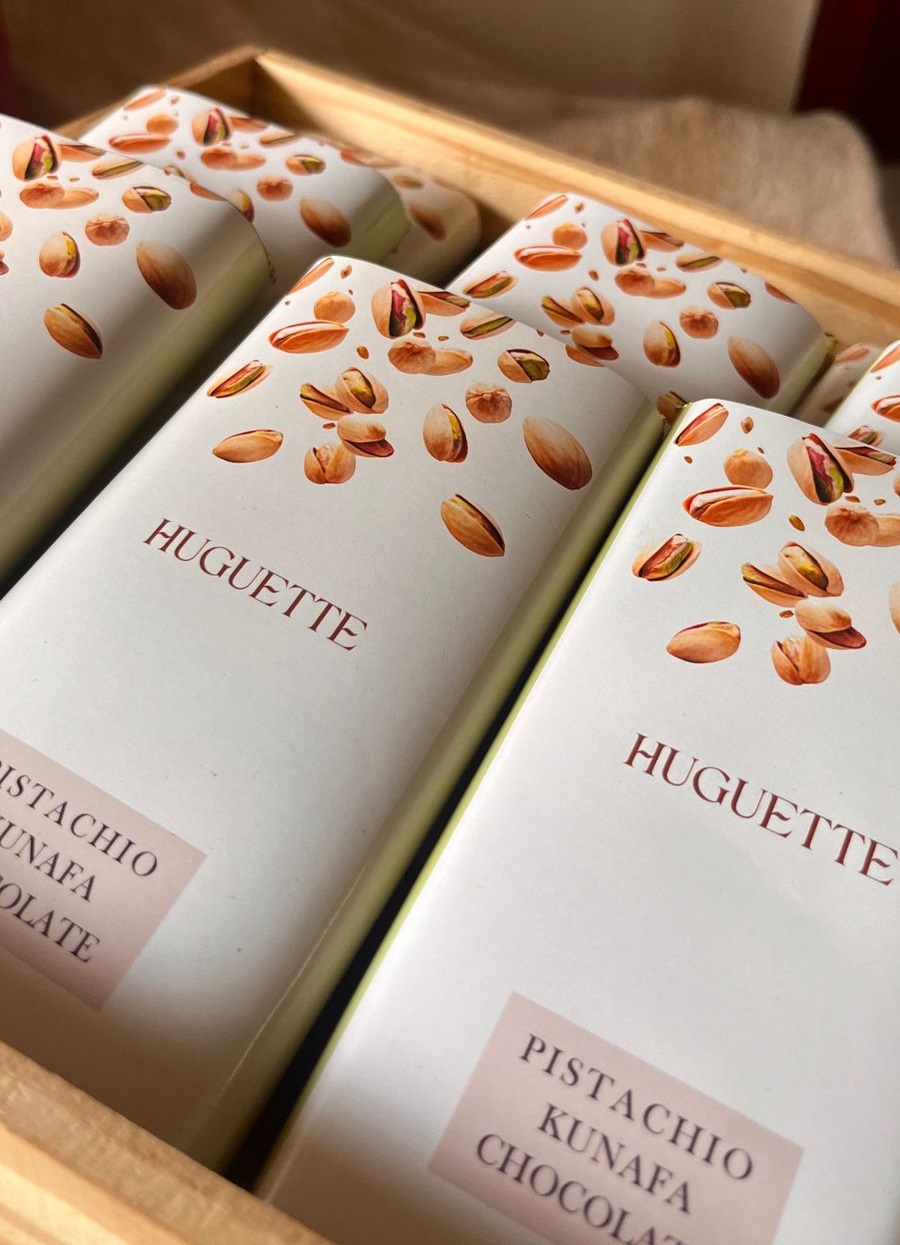 Pistachio Chocolate Kunafa Bar